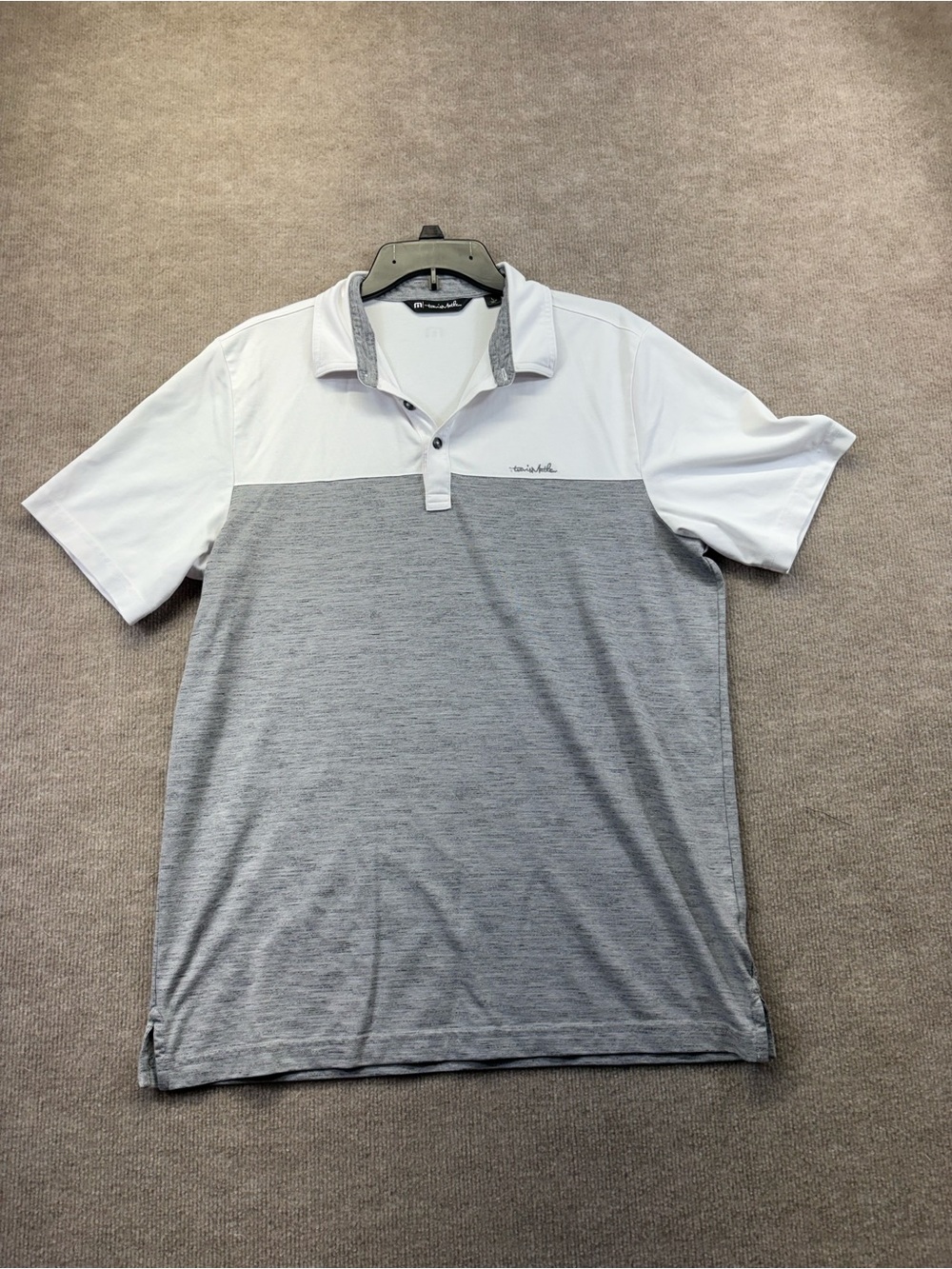 TRAVIS MATHEW MENS SEE YA POLO - WHITE Size Large